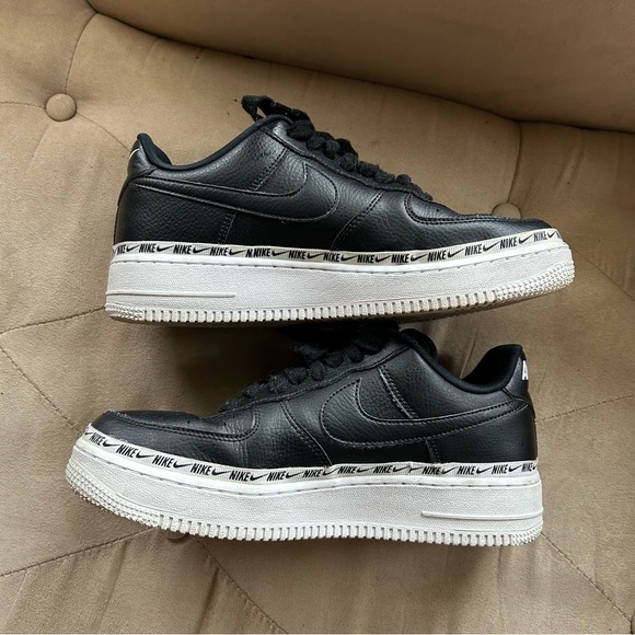 Nike Shoes - Nike Air Force 1 Low Women's 9.5 Black White Sneakers